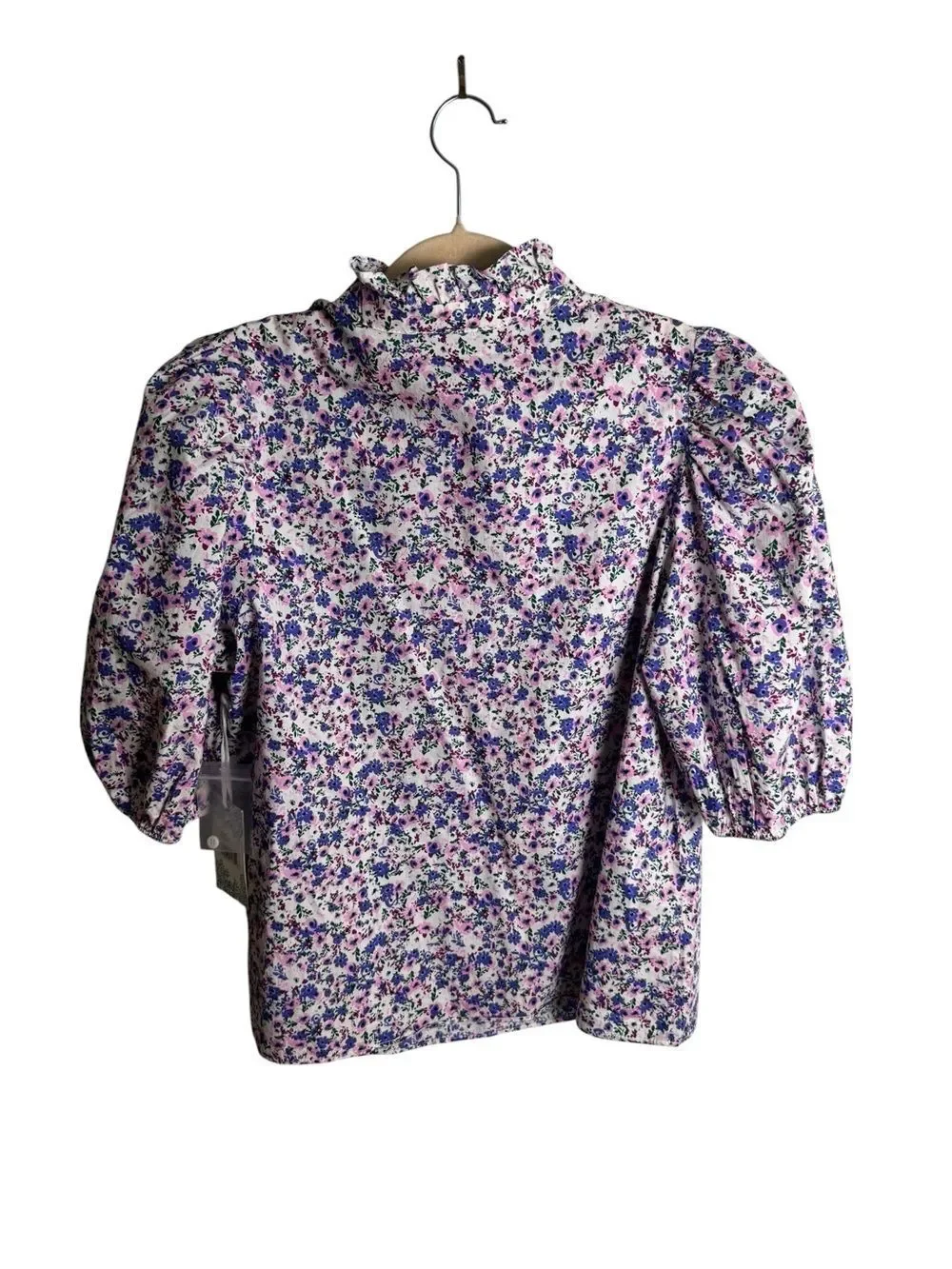 Tuckernuck x Hyacinth House Blush Floral Florence Blouse Pink Multi S NWT